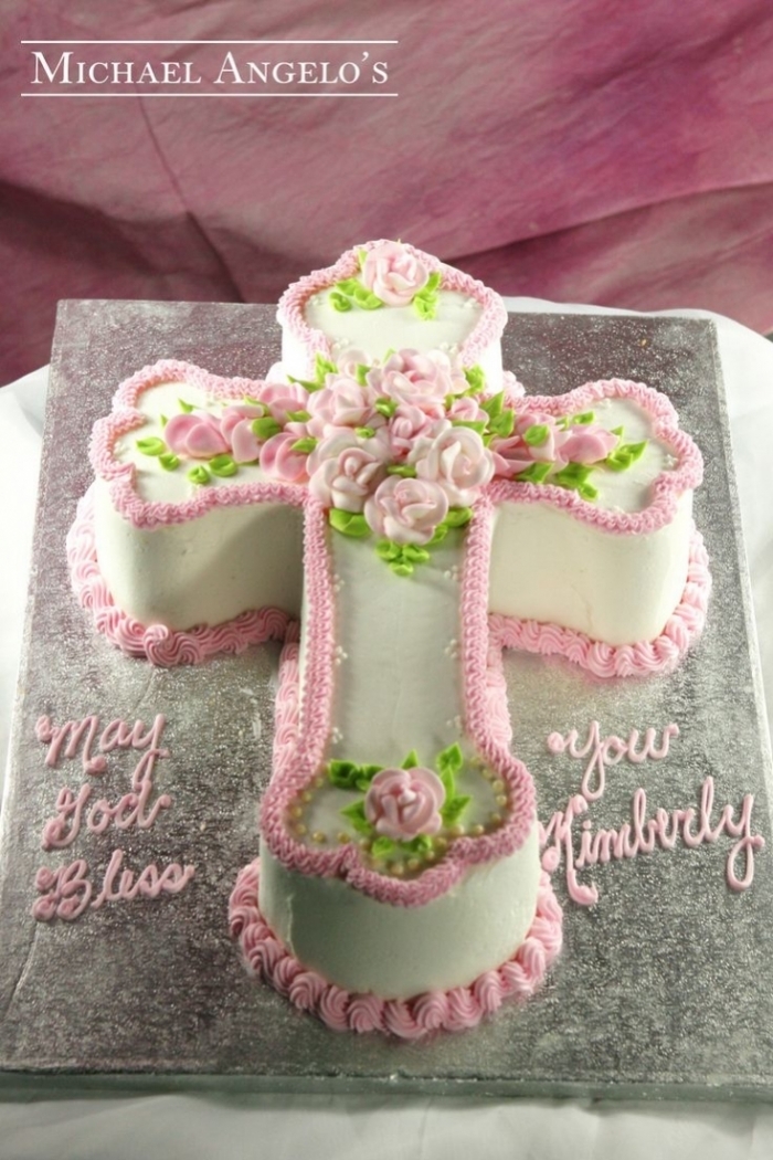 Lot De 2 Décorations De Gâteau En Forme De Croix En Acrylique