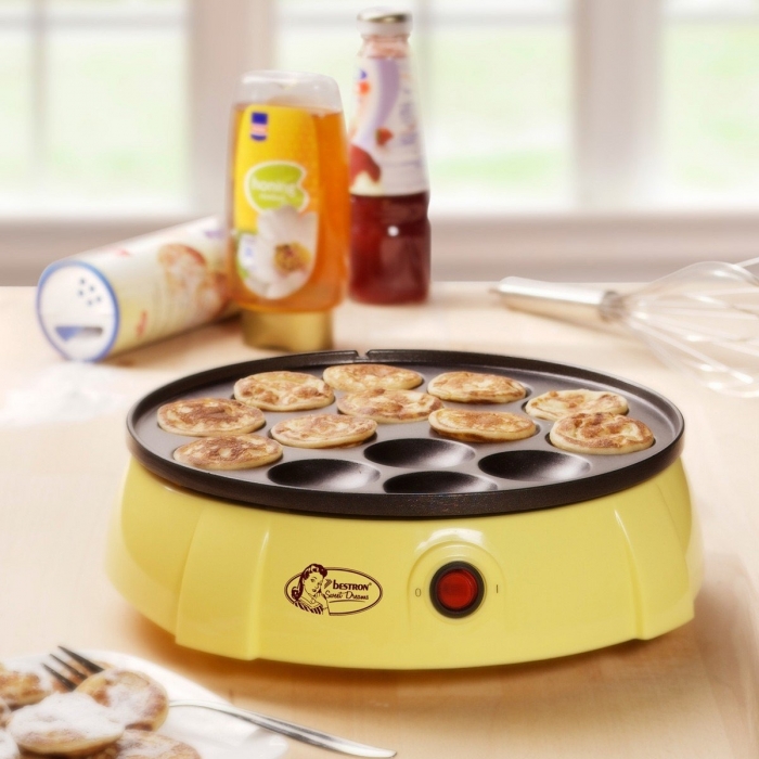 Appareil à Crêpe - Appareil à mini-crêpes Poffertjes Bestron DLD5009