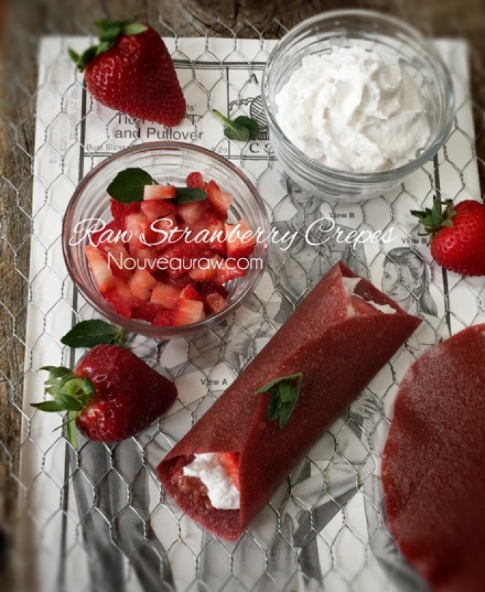 crêpe sucré - Recette Crêpe Fraise Banane