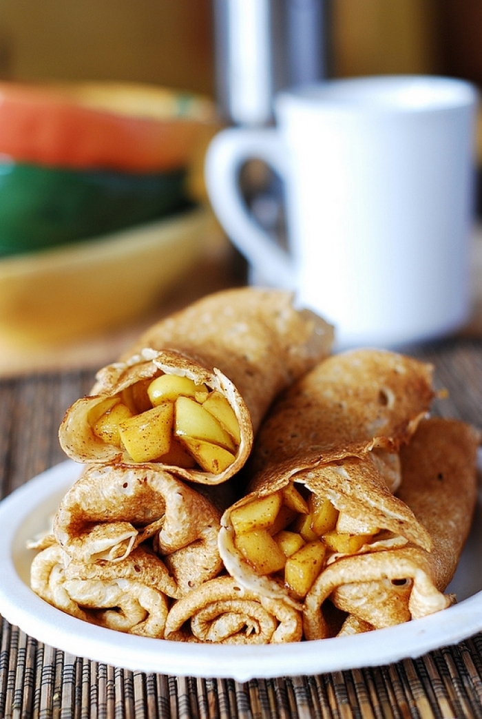 crêpe sucré - Recette Crêpe Tarte aux Pommes Canelle