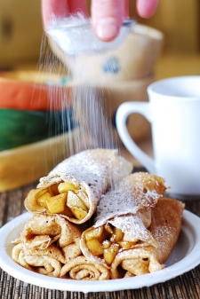 crêpe sucré - Recette Crêpe Tarte aux Pommes Canelle