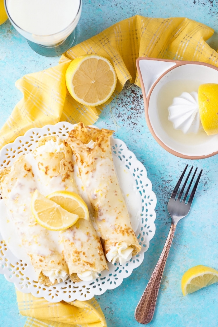 crêpe sucré - Recette Crêpe Citron Cheesecake