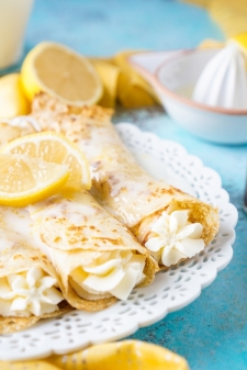 crêpe sucré - Recette Crêpe Citron Cheesecake