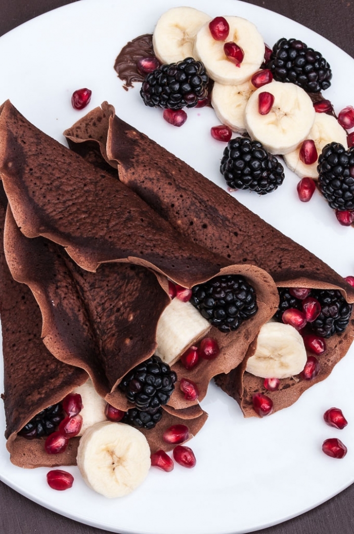 crêpe sucré - Recette Crêpe Chocolat végétalien