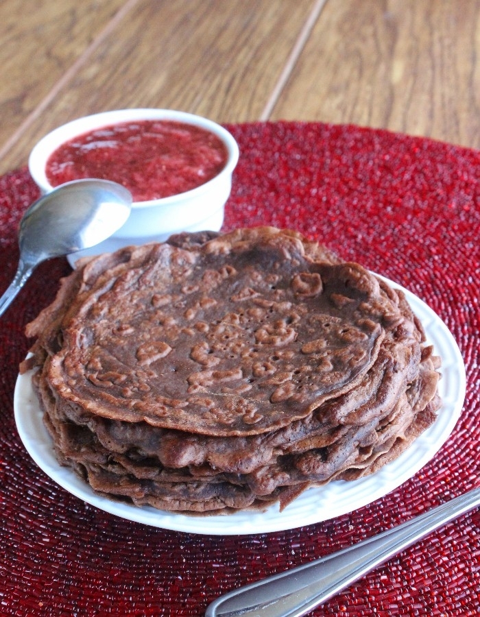 crêpe sucré - Recette Crêpe Chocolat végétalien