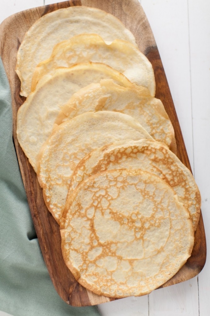 crêpe sucré - Recette Crêpe Gluten tomate basilic fromage de chèvre