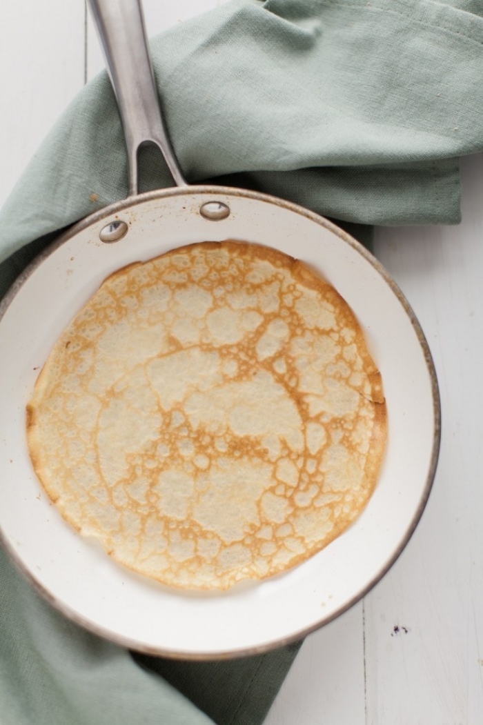 crêpe sucré - Recette Crêpe Gluten tomate basilic fromage de chèvre