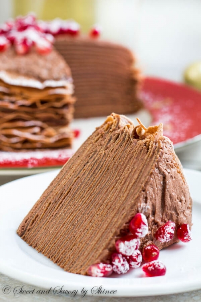 crêpe sucré - Recette Crêpe Mousse au chocolat