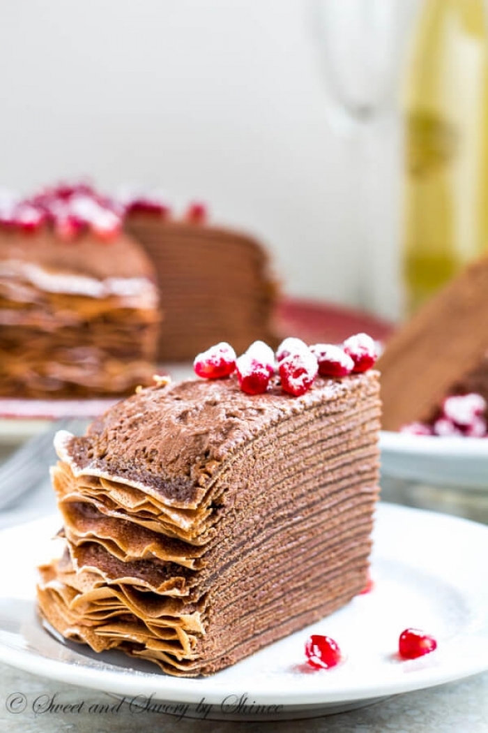 crêpe sucré - Recette Crêpe Mousse au chocolat