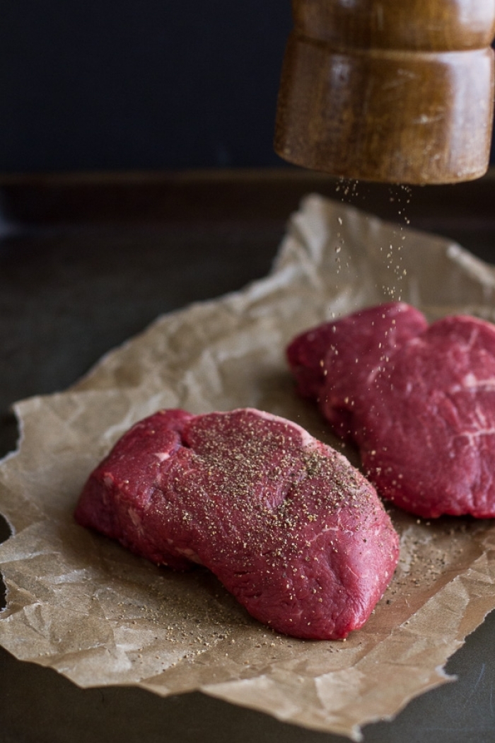 crêpe salé - Recette Crêpe Steak Epinards Champignons