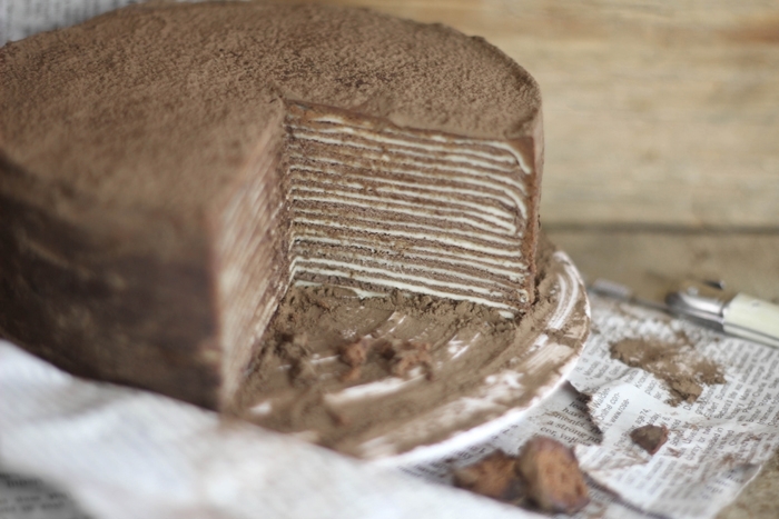 crêpe sucré - Recette Crêpe Gateau au Chocolat Amaretto