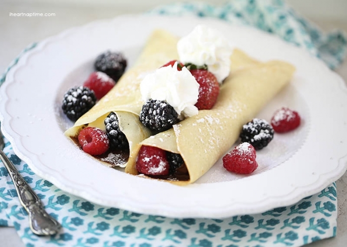 crêpe sucré - Recette Crêpe légère