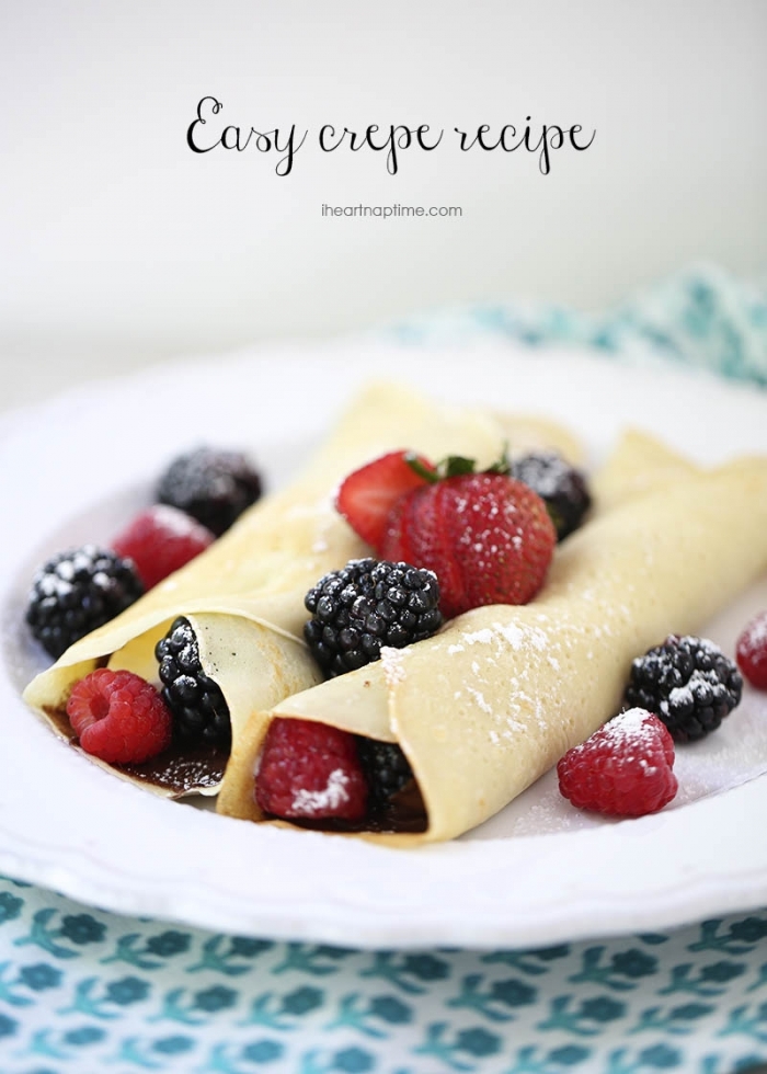 crêpe sucré - Recette Crêpe légère