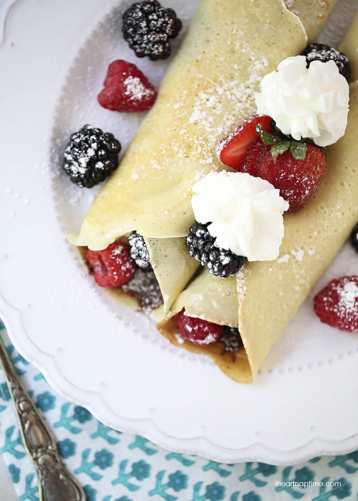 crêpe sucré - Recette Crêpe légère