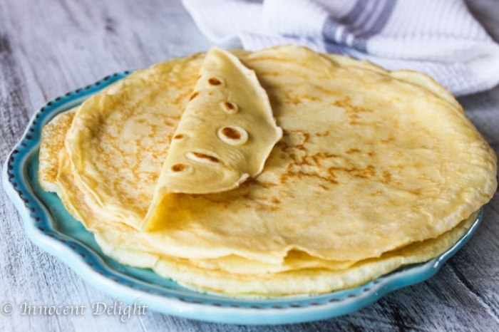 crêpe sucré - Recette Crêpe Traditionnelle Française