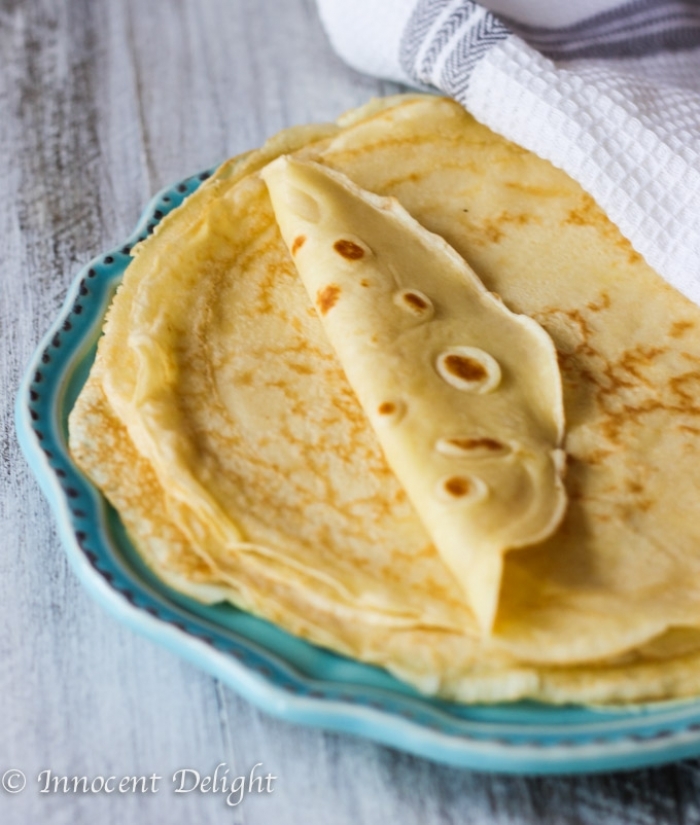 crêpe sucré - Recette Crêpe Traditionnelle Française