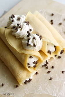 crêpe sucré - Recette Crêpe façon Cannoli