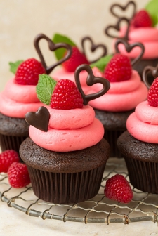 cupcake - Recette Cupcake Chocolat Glaçage Framboise