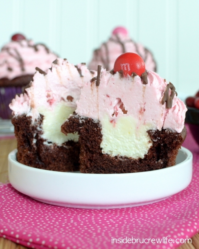 cupcake - Recette Cupcake au Fromage Chocolat et Framboises