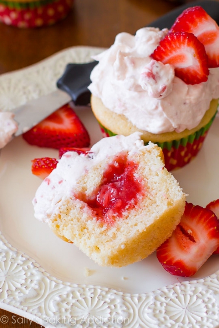 cupcake - Recette Cupcake à la Fraise