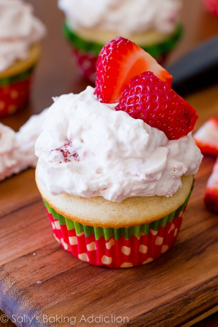 cupcake - Recette Cupcake à la Fraise