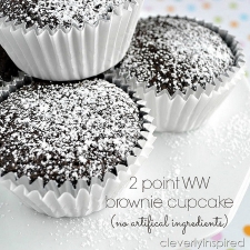 cupcake - Recette Cupcake Brownie Weight Watchers 2 points