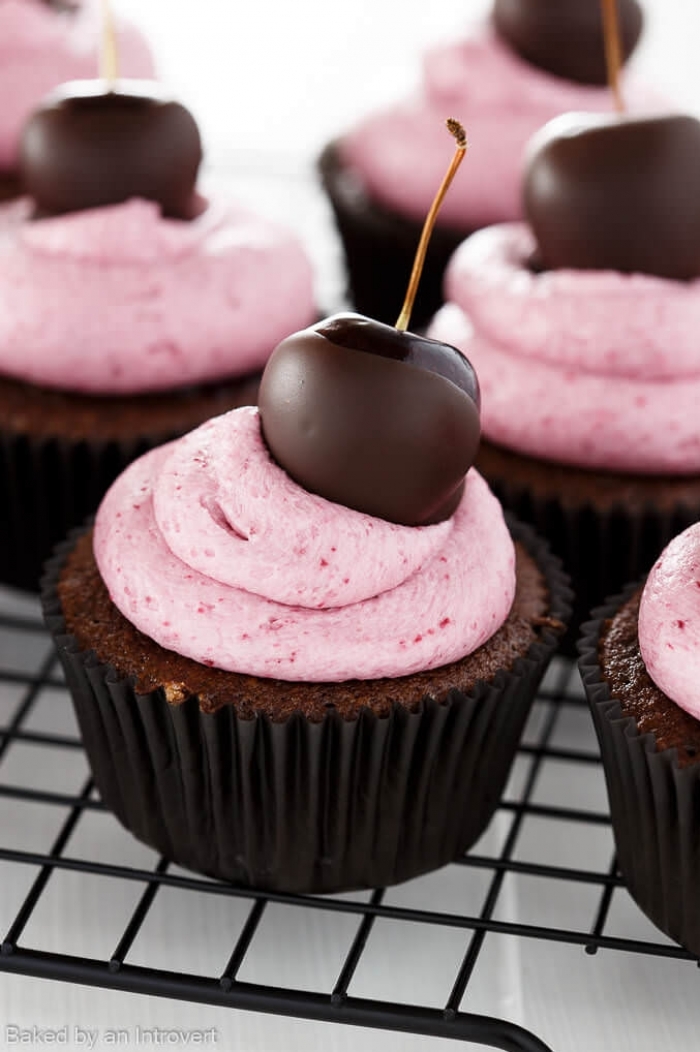 cupcake - Recette Cupcake Chocolat Cerise