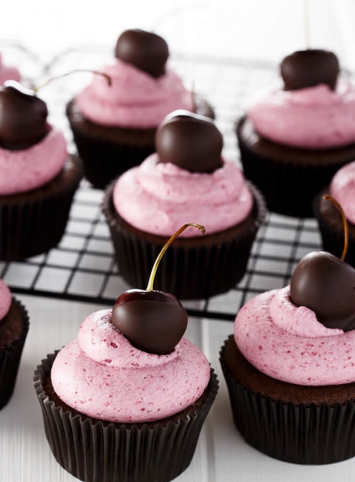 cupcake - Recette Cupcake Chocolat Cerise
