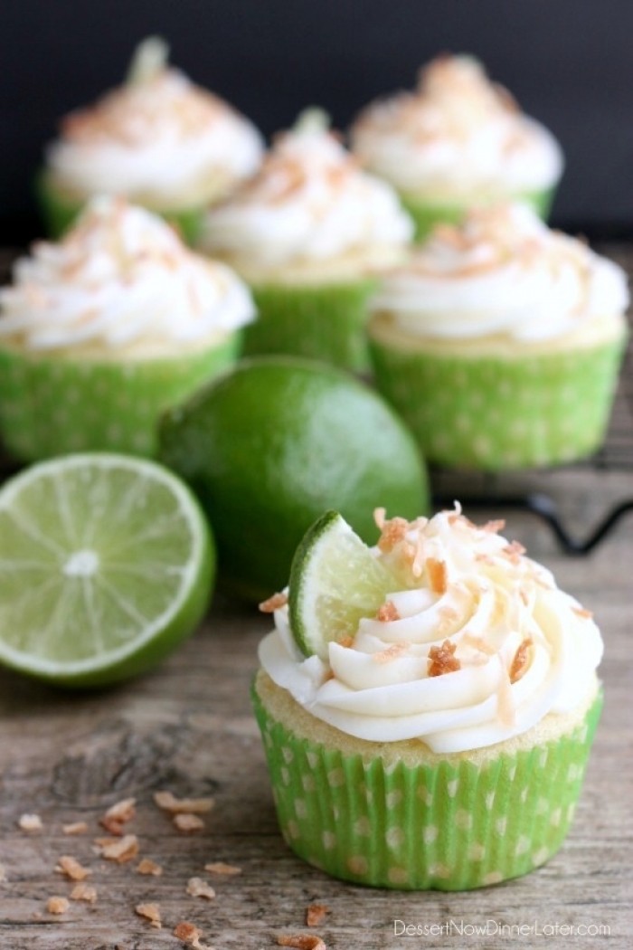 cupcake - Recette Cupcake Noix de COCO citron Vert