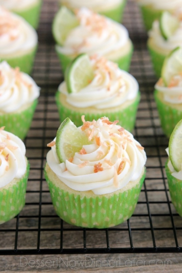 cupcake - Recette Cupcake Noix de COCO citron Vert