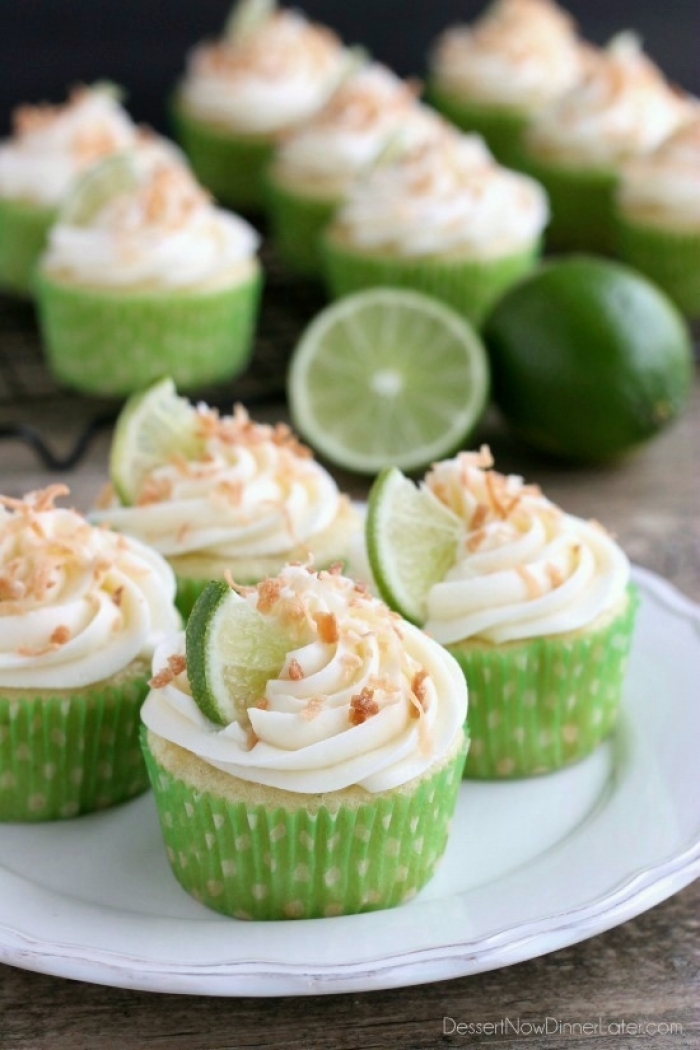 cupcake - Recette Cupcake Noix de COCO citron Vert