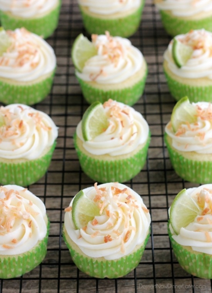 cupcake - Recette Cupcake Noix de COCO citron Vert