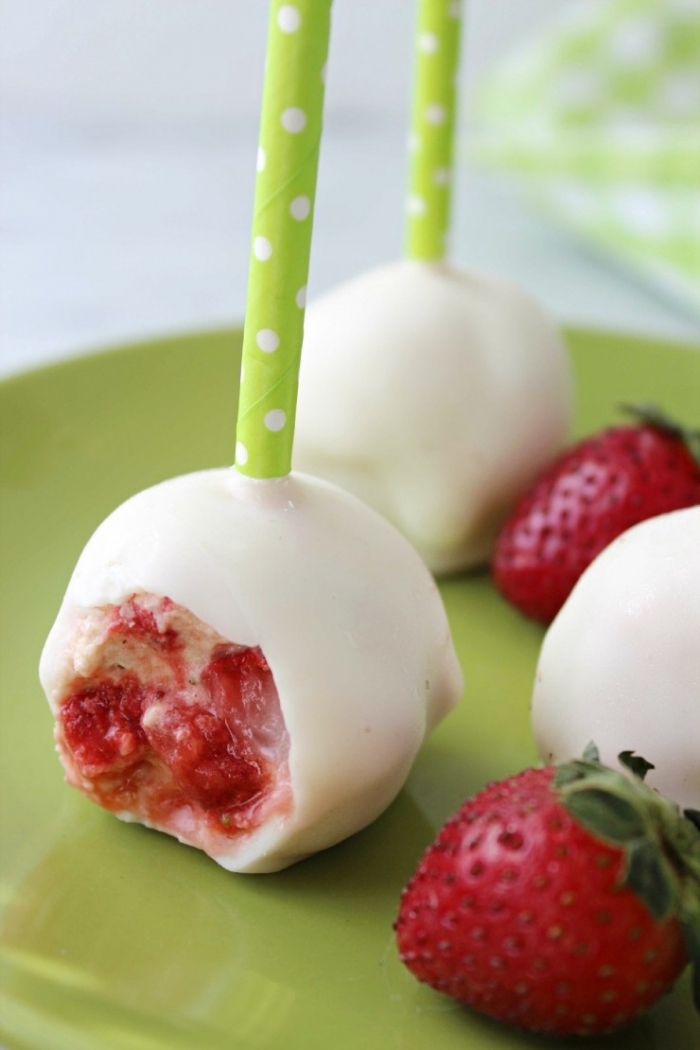 popcake - Recette Popcake aux fraise