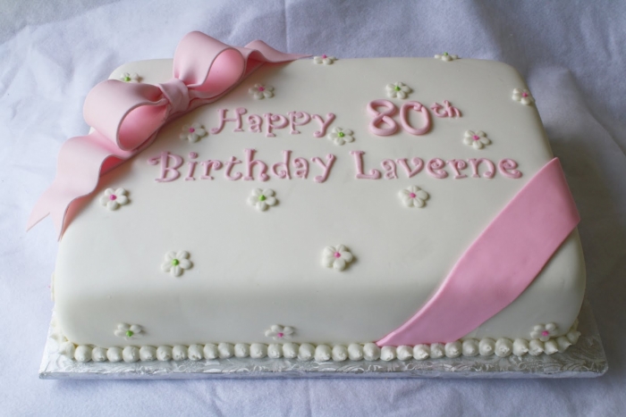 Dual Layer Rectangular Cake Icing For Old Women Dual Layer Rectangular Cake Icing For Old Women