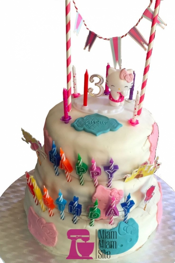 Lot De 3 Décoration De Gâteaux "Anniversaire" 28cm Or