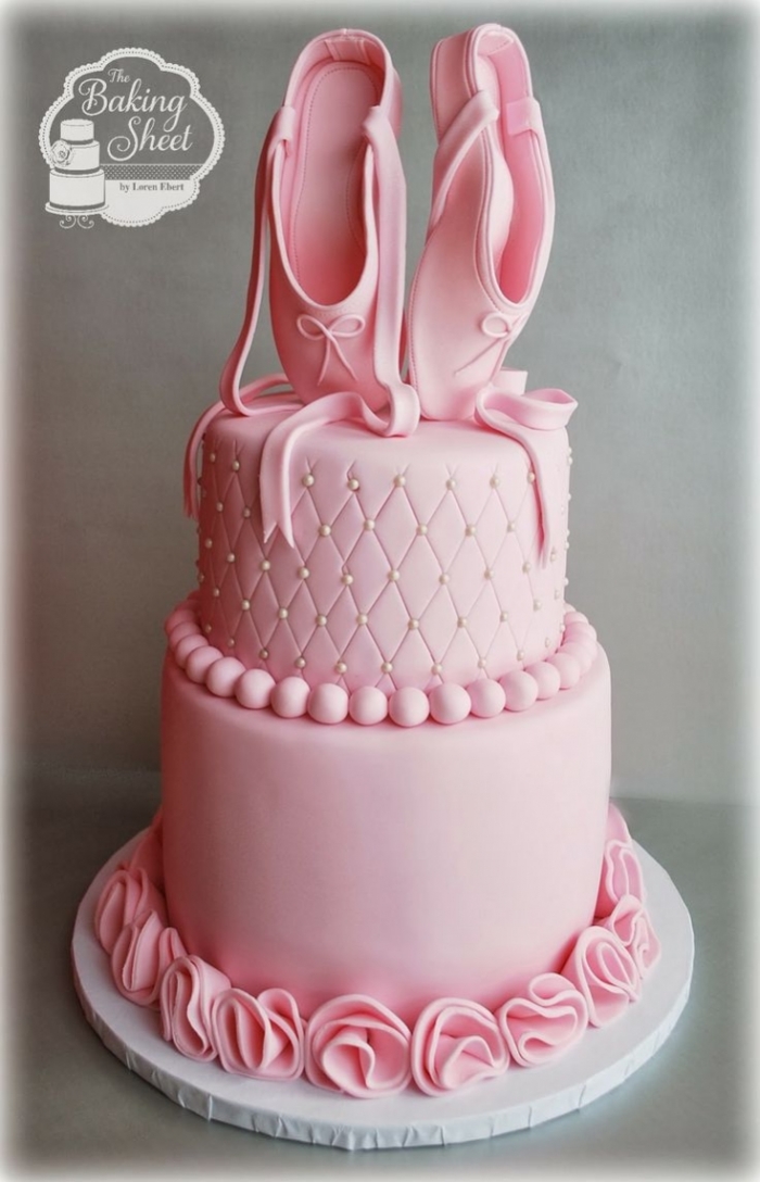 ballerine fille rose