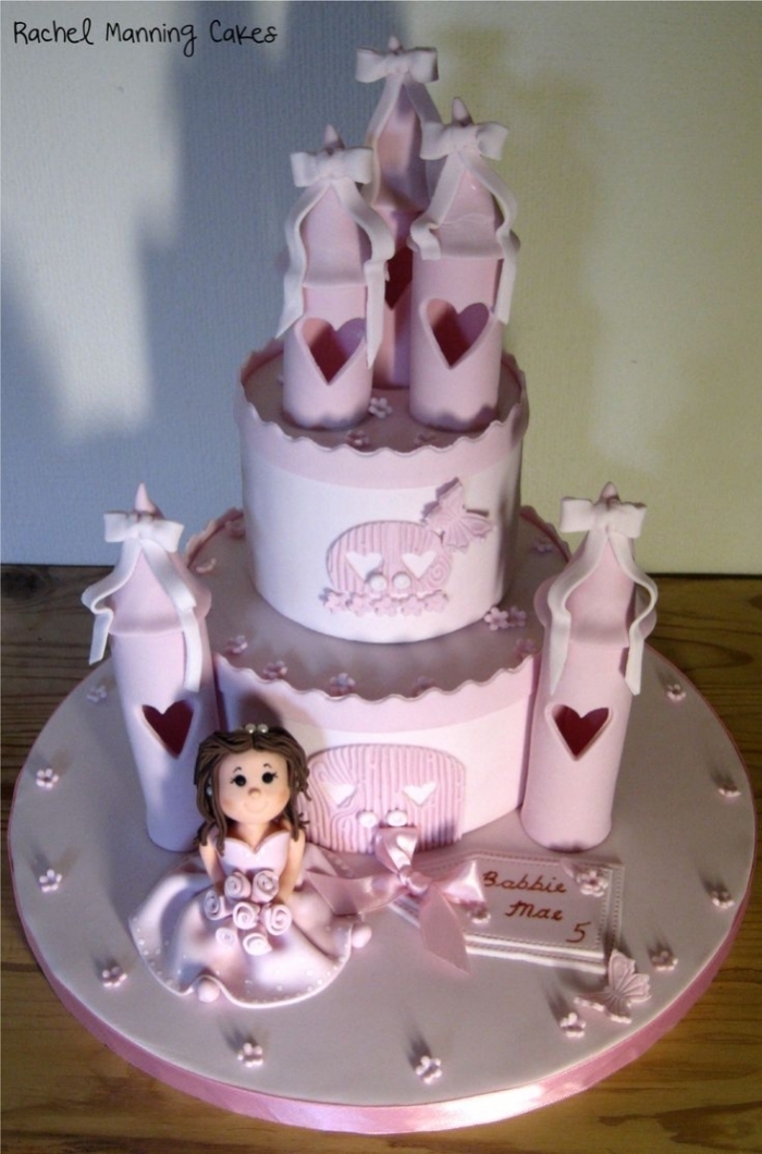 Topper Gâteau Château De Glace - Décoration Anniversaire Princesse - Déjà Assemblé - Pour Fêtes D'hiver, Noël