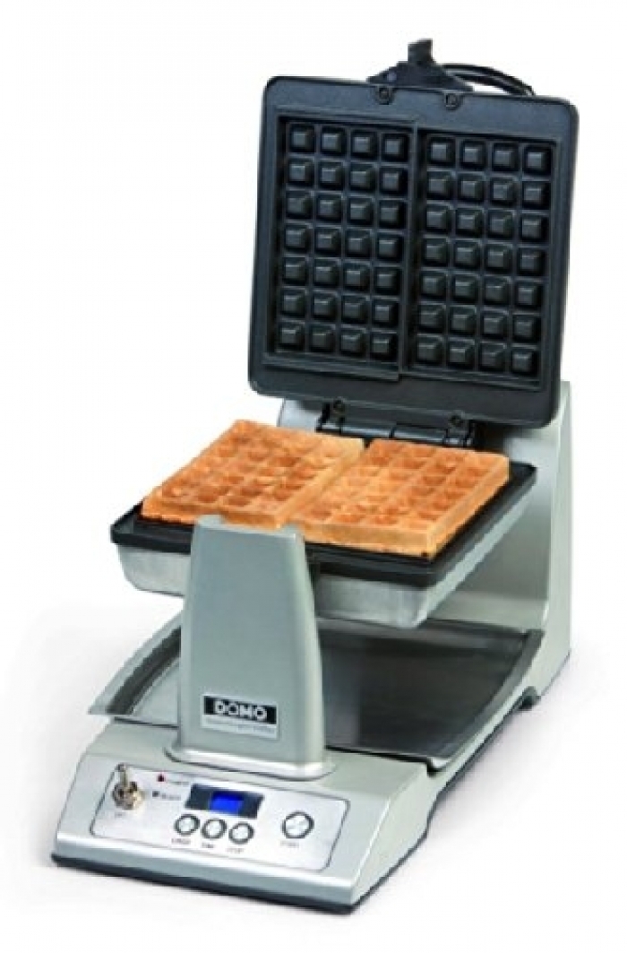 Appareil à Gaufre - Domo DO-9043W Gaufrier Semi-Professionnel Automatique Inox 1400 W