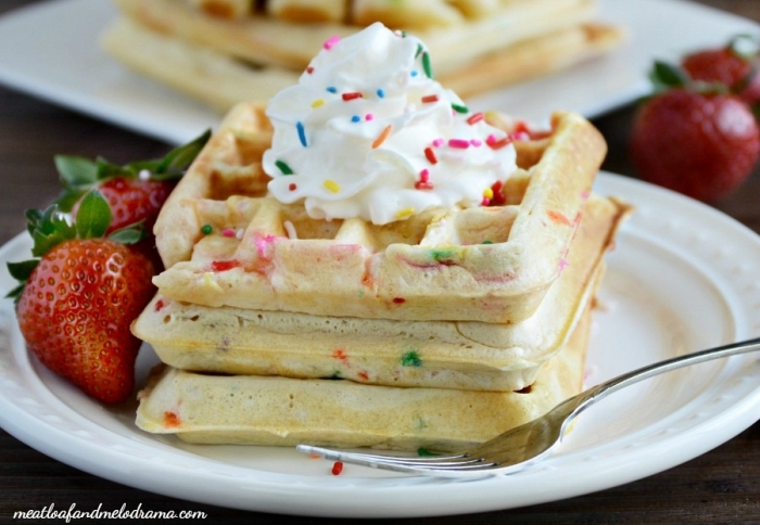 gaufre sucré - Recette Gaufre colorée