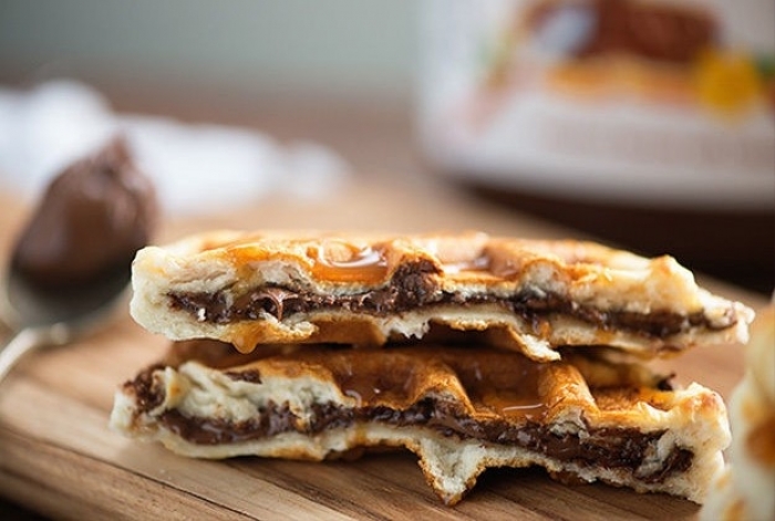 gaufre sucré - Recette Gaufre Farcie au nutella