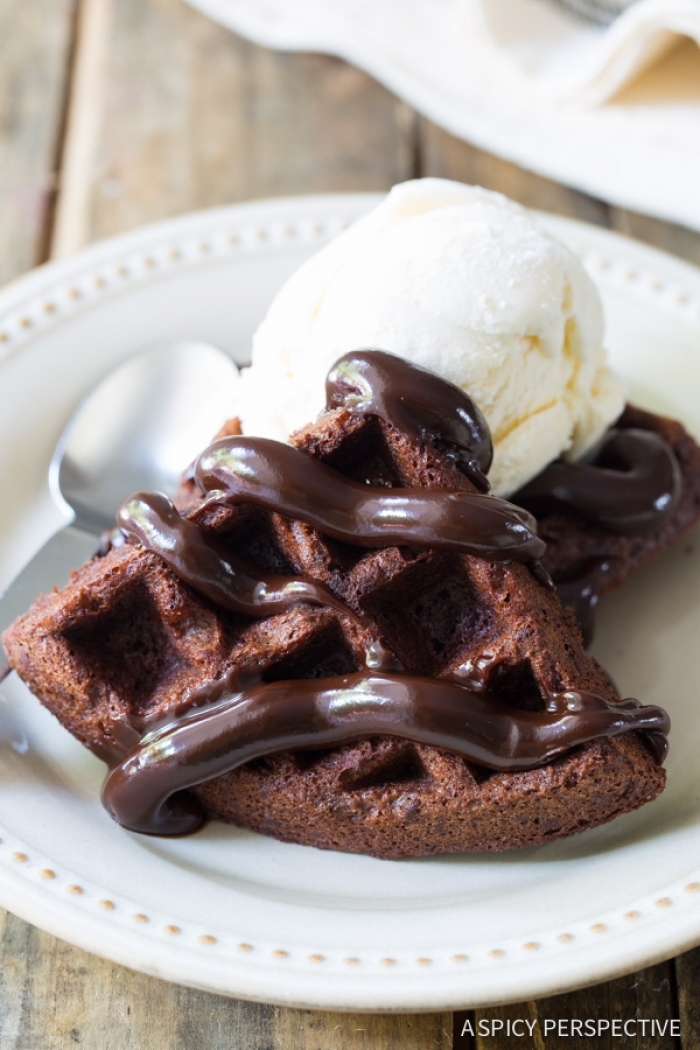 gaufre sucré - Recette Gaufre Brownie à la mode belge