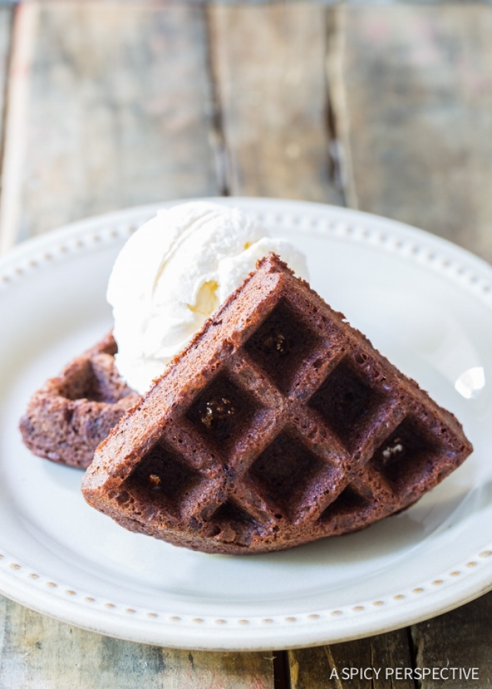 gaufre sucré - Recette Gaufre Brownie à la mode belge