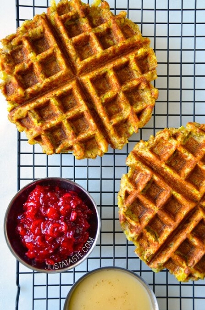 gaufre salé - Recette Gaufre avec un restant de Farce