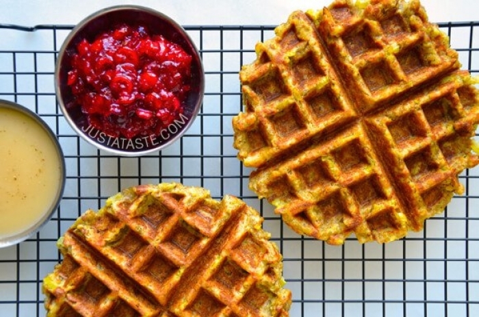 gaufre salé - Recette Gaufre avec un restant de Farce