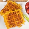 gaufre salé - Recette Gaufre au Pâtes au Fromage