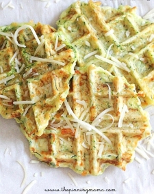 gaufre salé - Recette Gaufre à la courgette