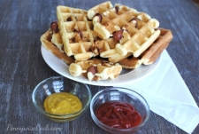 gaufre salé - Recette Gaufre Hot Dog