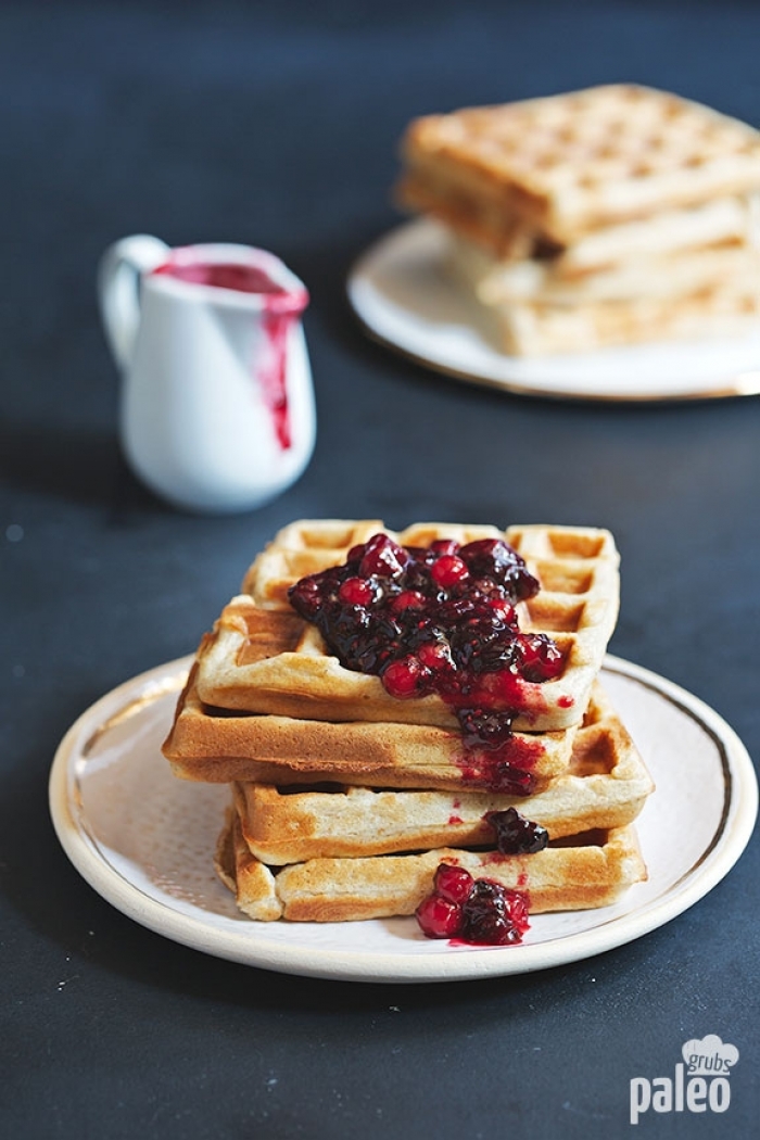 gaufre sucré - Recette Gaufre COCO Fruits rouges