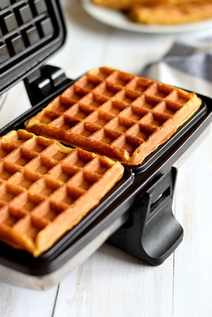 gaufre salé - Recette gaufre Sandwich Paleo