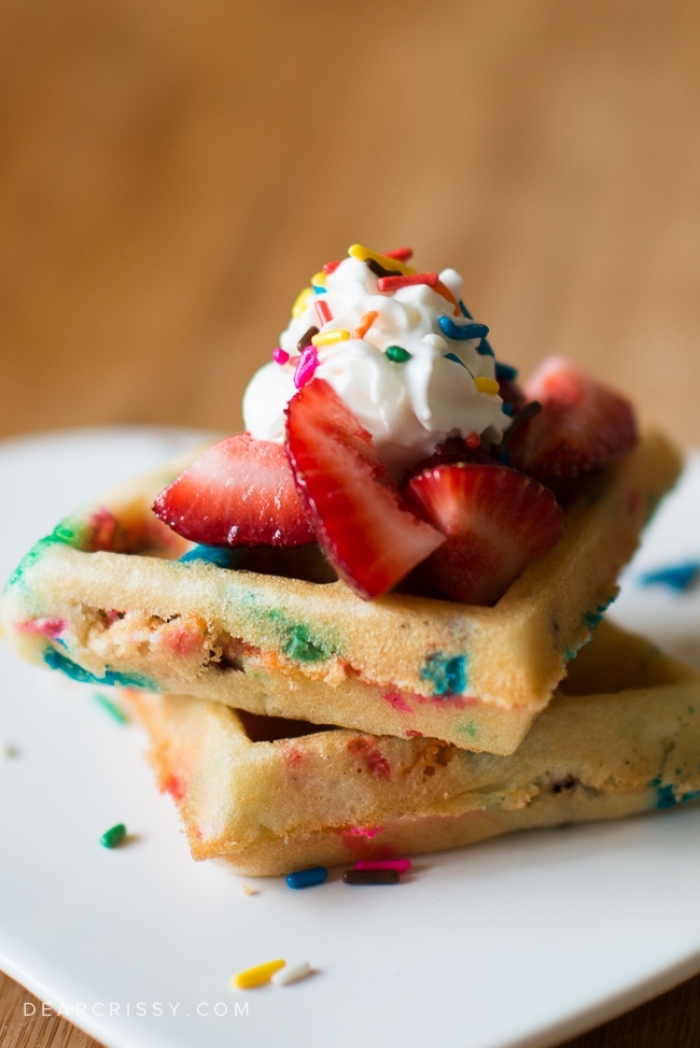 gaufre sucré - Recette gaufre pour Anniversaire